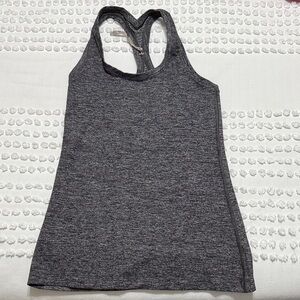 Lululemon Charcoal Racerback Tank Top